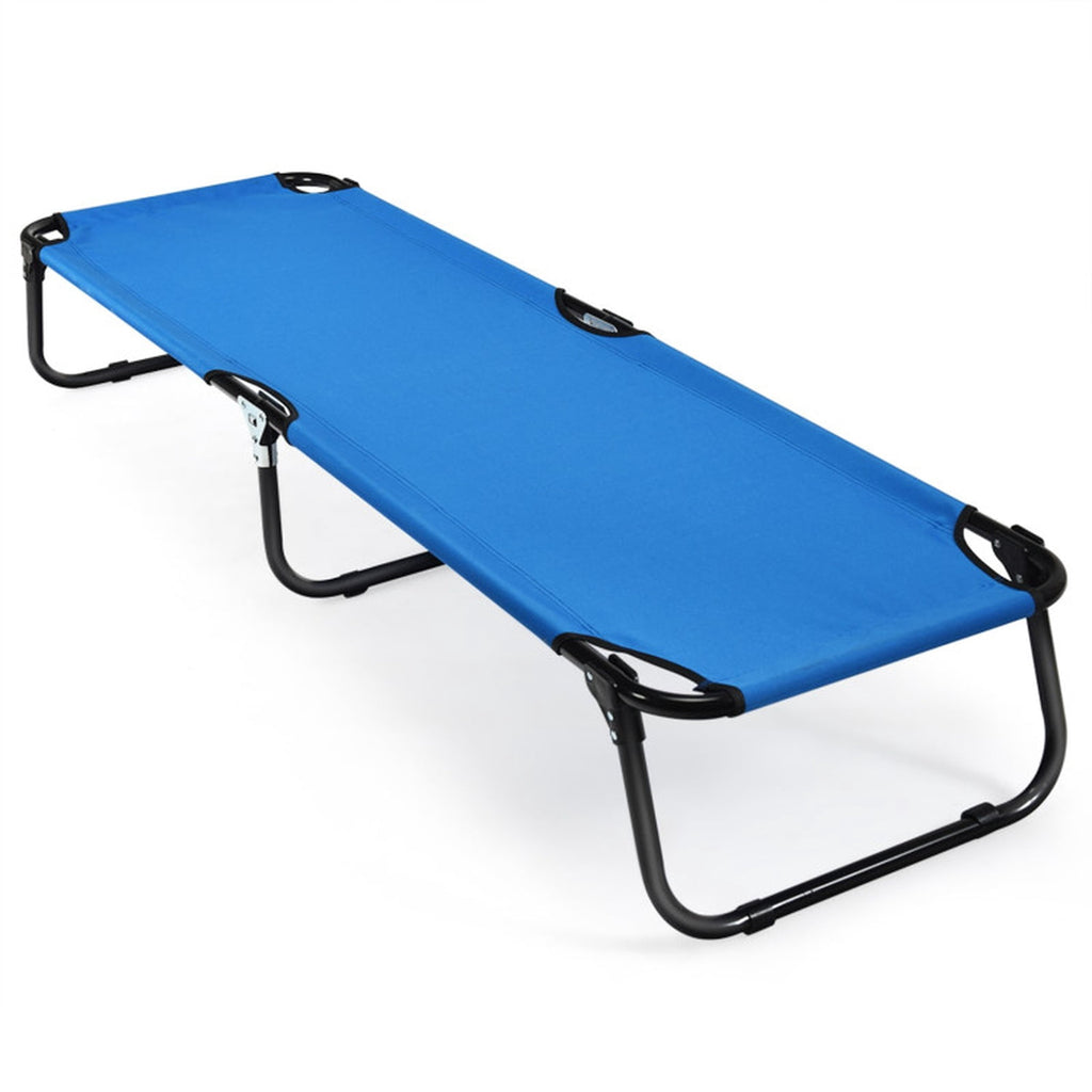 Biotree Folding Portable Outdoor Camping Cot Bed for Adults with Sleeping Bag Capability for Hiking