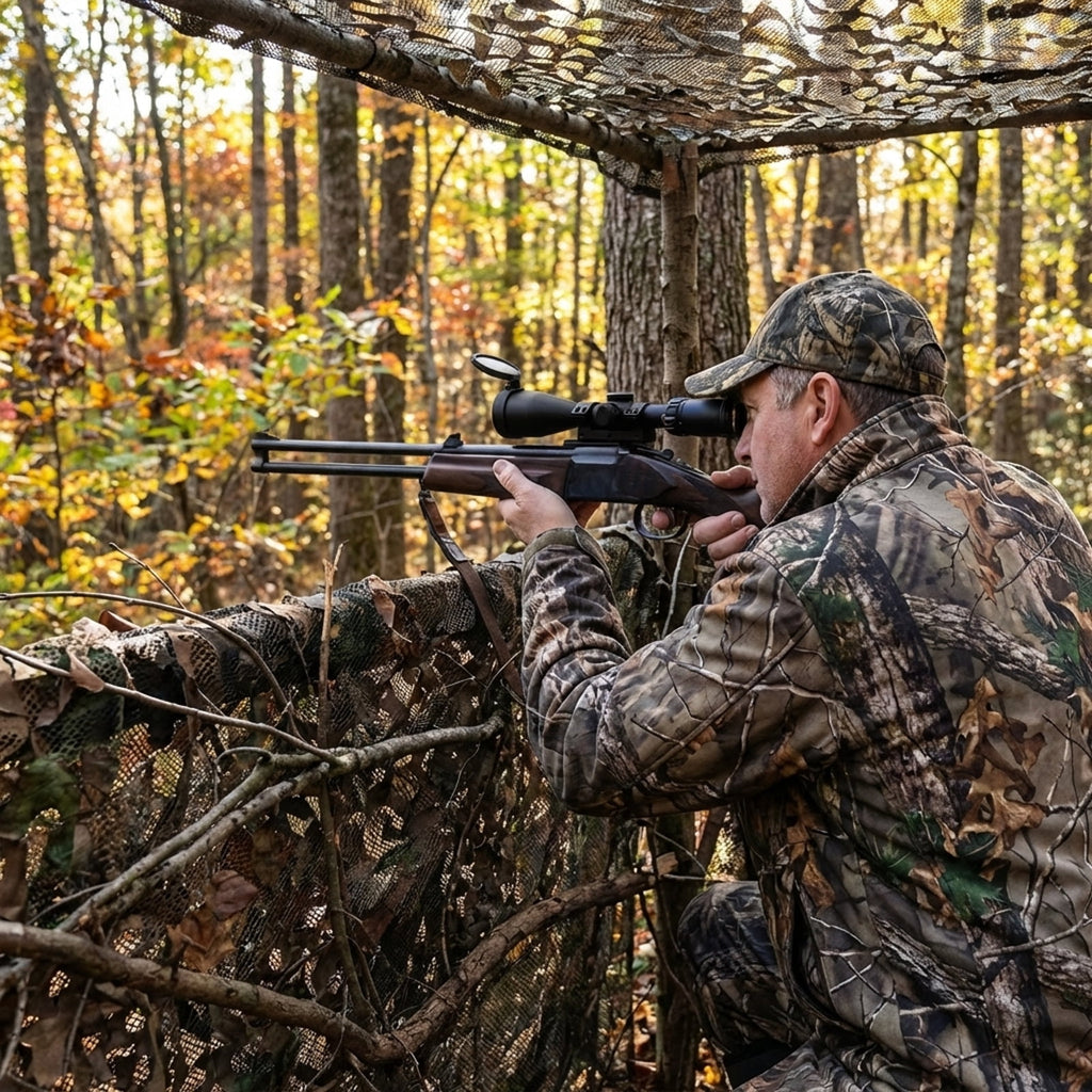 Biotree 2-3 Person Pop Up Ground Hunting Blind and Carrying Bag for Deer Turkey Hunting