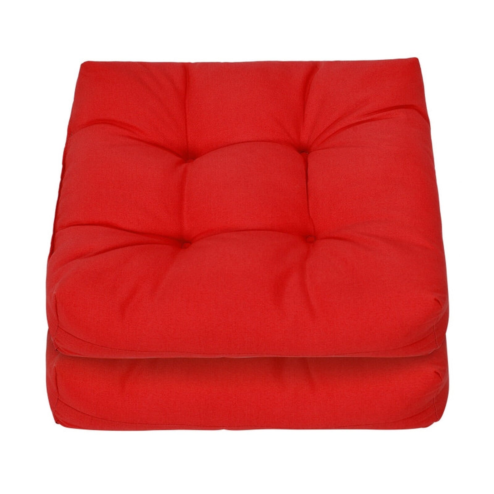 Biotree 21 Inch X 21 Inch Patio Chair Seat Cushion Pads for Indoor and Outdoor Comfortable Patio Chair Cushion PadRed