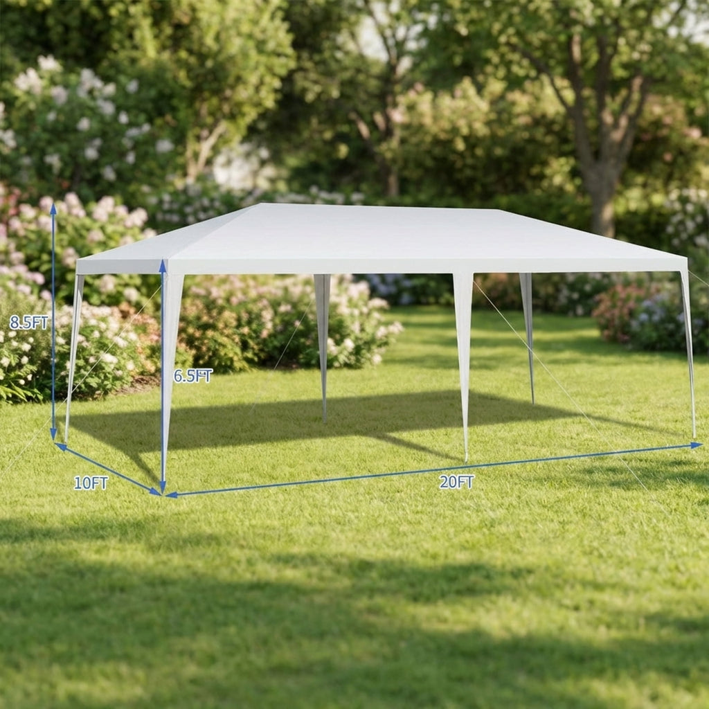 Biotree 10 x 20 Feet Waterproof Canopy Tent with Tent Peg and Wind Rope Party Wedding Event Camping Outdoor