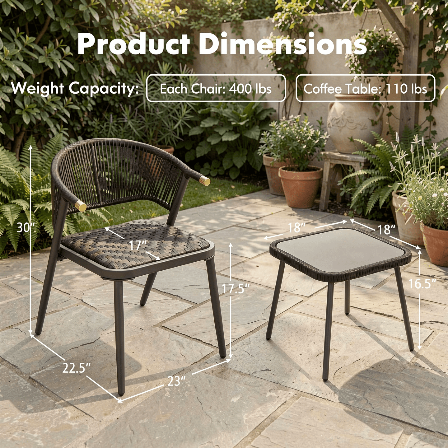 Biotree 21 Inch X 21 Inch Patio Chair Seat Cushion Pads for Indoor and Outdoor Comfortable Patio Chair Cushion PadBeige