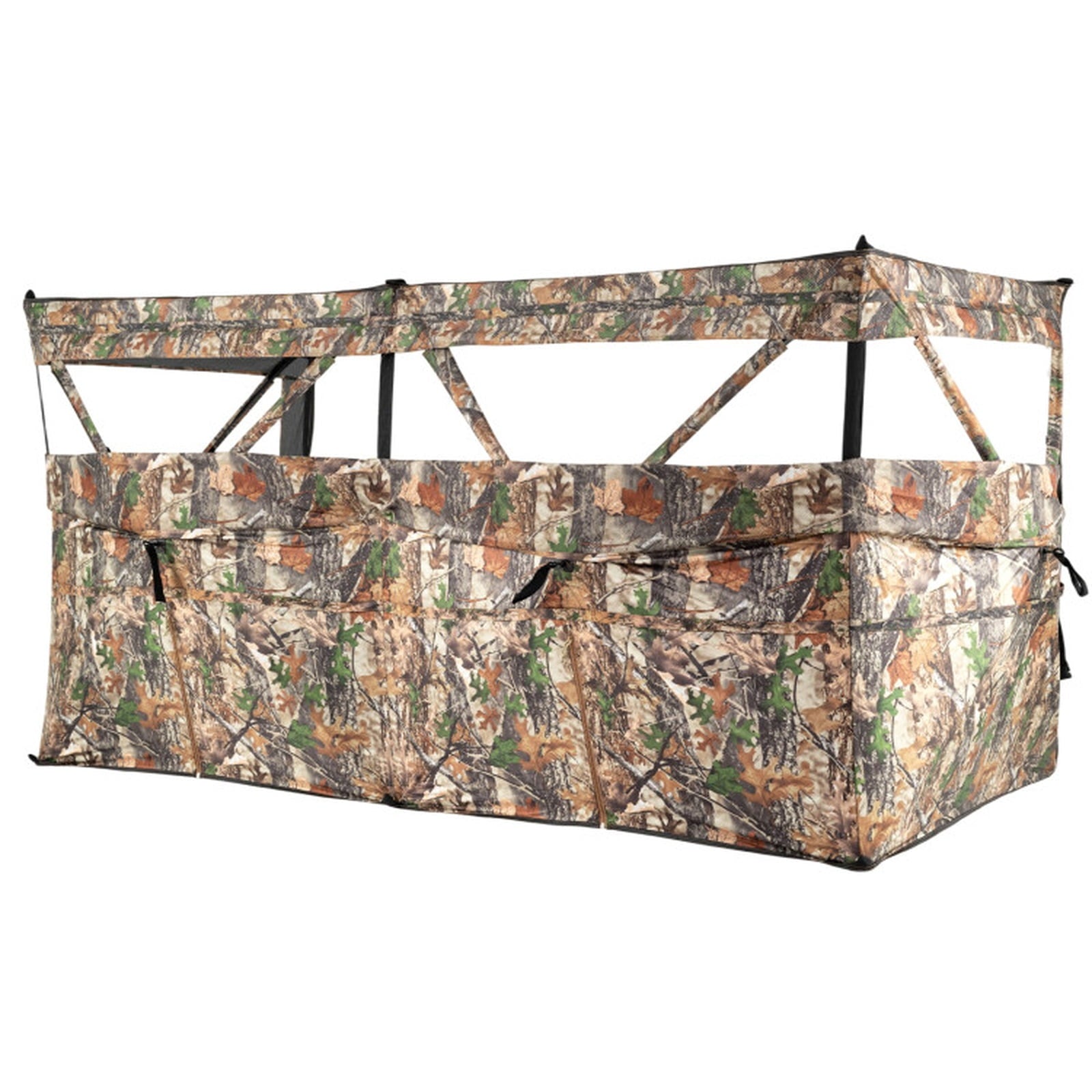Biotree See-Through Pop Up 1-3 Person Hunting Blind with Dog Door for Waterfowl Duck and Goose Hunting