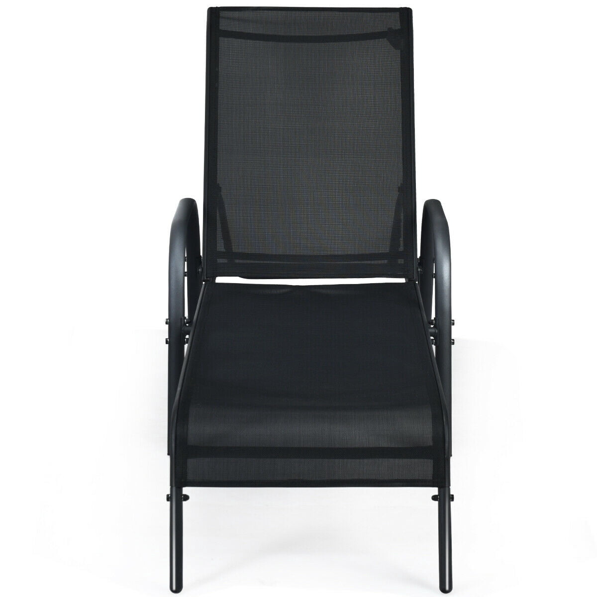 Biotree 2-Pack Patio Chaise Lounge with Adjustable Reclining