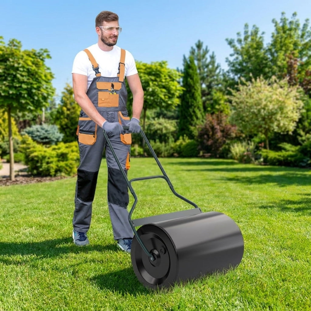 Biotree Lawn Roller with U for Lawn Garden Yard Soil Care, Green