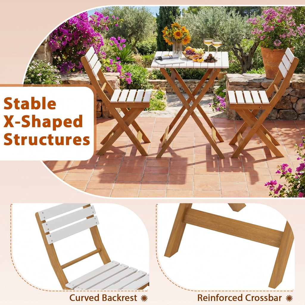 Biotree Patio Wicker Loveseat Chair with Acacia Wood Armrests and Metal Frame Stackable Patio Chair for Garden BackyardMix Brown