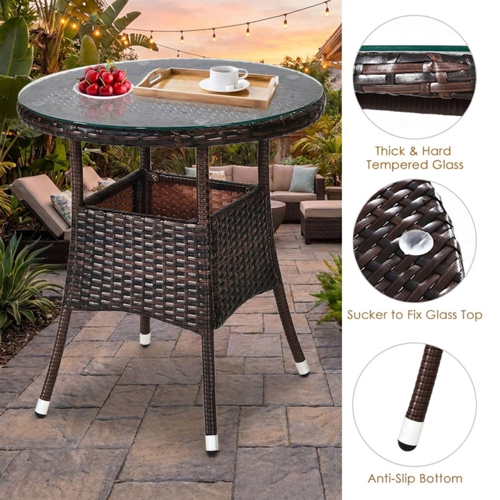 Biotree Outdoor Recliner Cushioned Chaise Lounge with Adjustable Backrest Stackable Patio Chair for Garden BackyardWhite/White Red