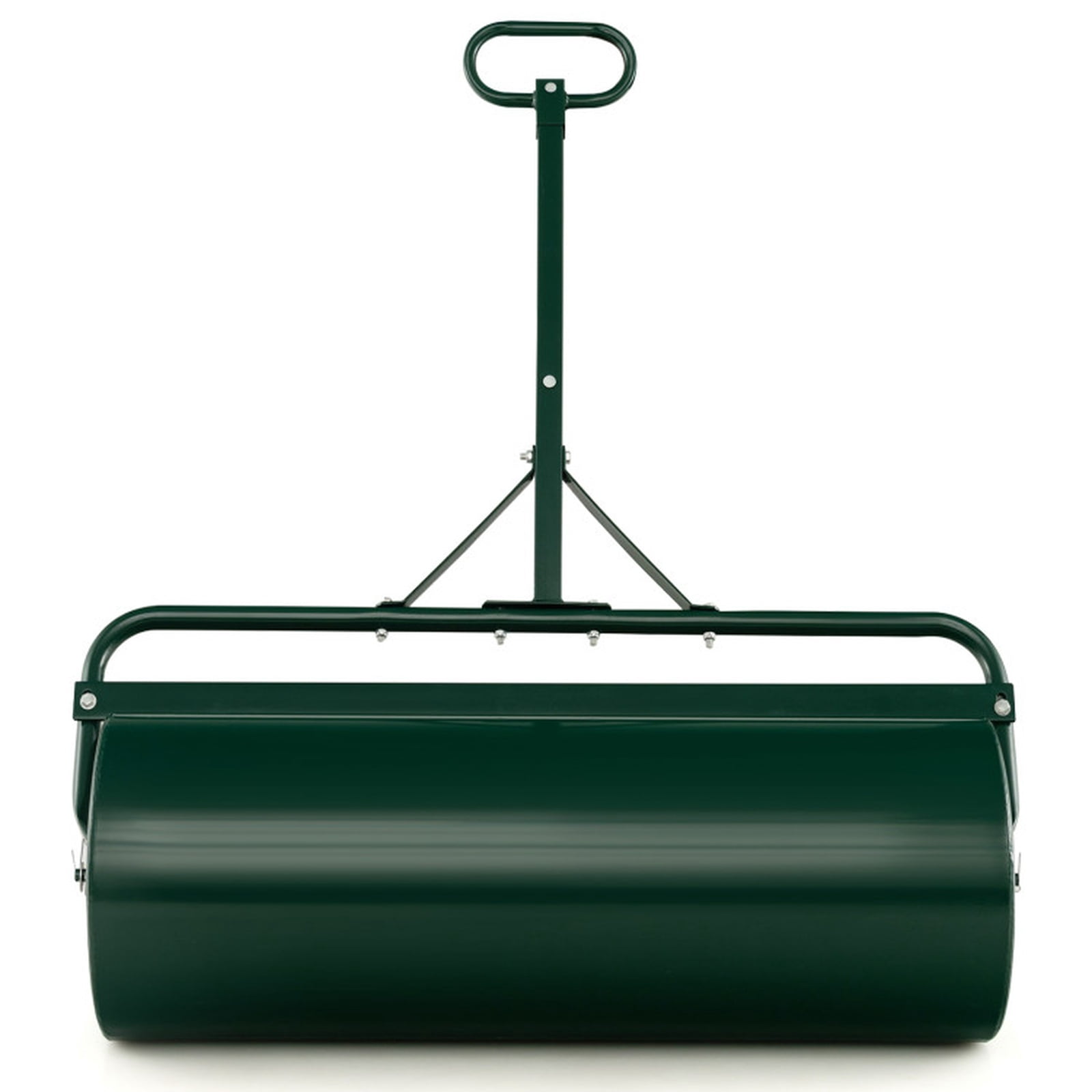 Biotree 39 Inch Wide Push/Tow Lawn Roller for Lawn Garden Yard Soil Care, Green