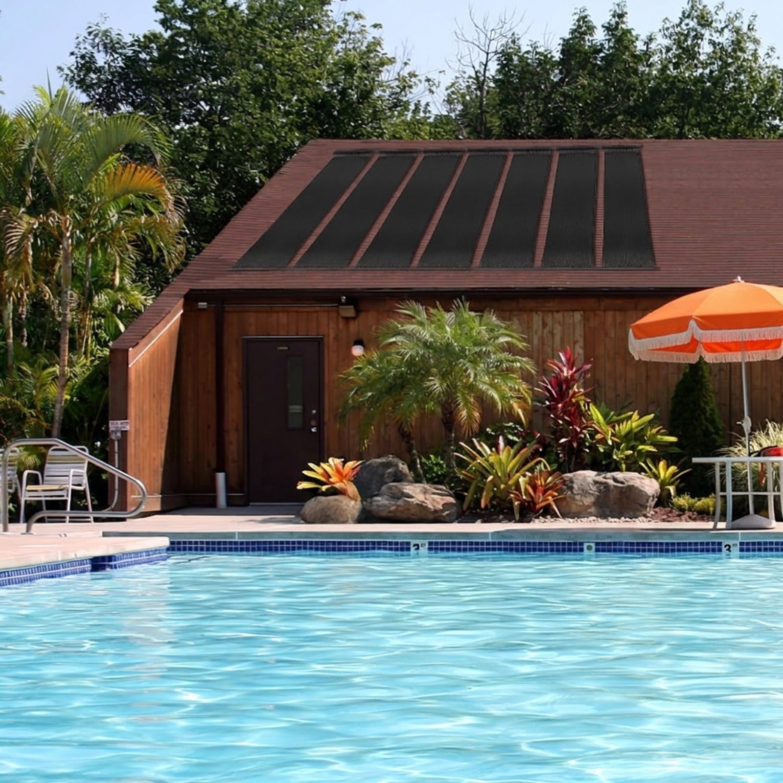 Biotree 2 Pieces 10/16.4/20 Feet Weatherproof Solar Swimming Pool Heating System 10 ft Set for Garden Yard Lawn Watering Outdoor, Black
