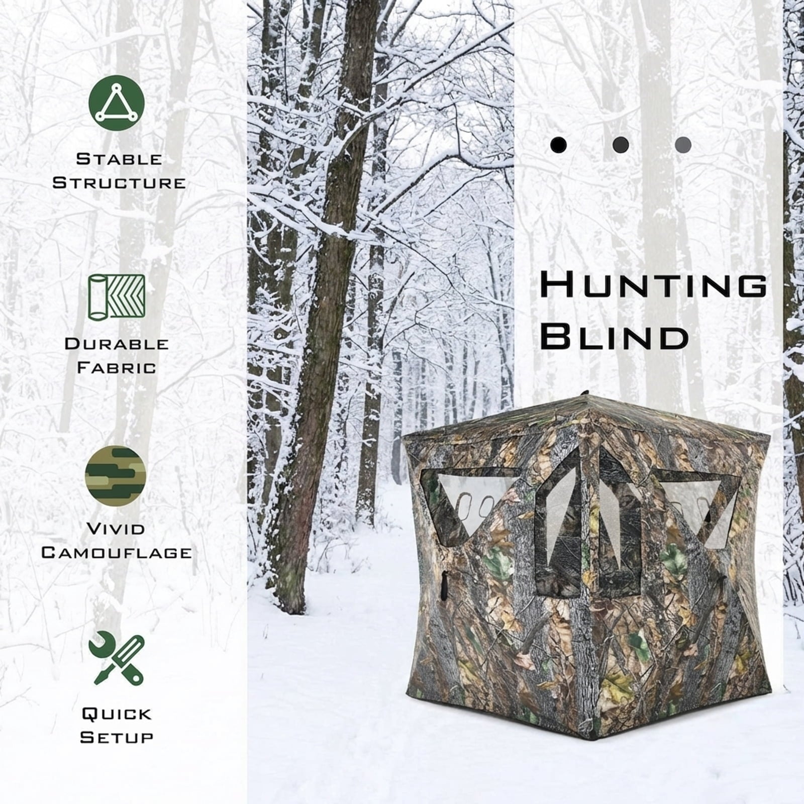 Biotree 3 Person Portable Pop, Camouflage