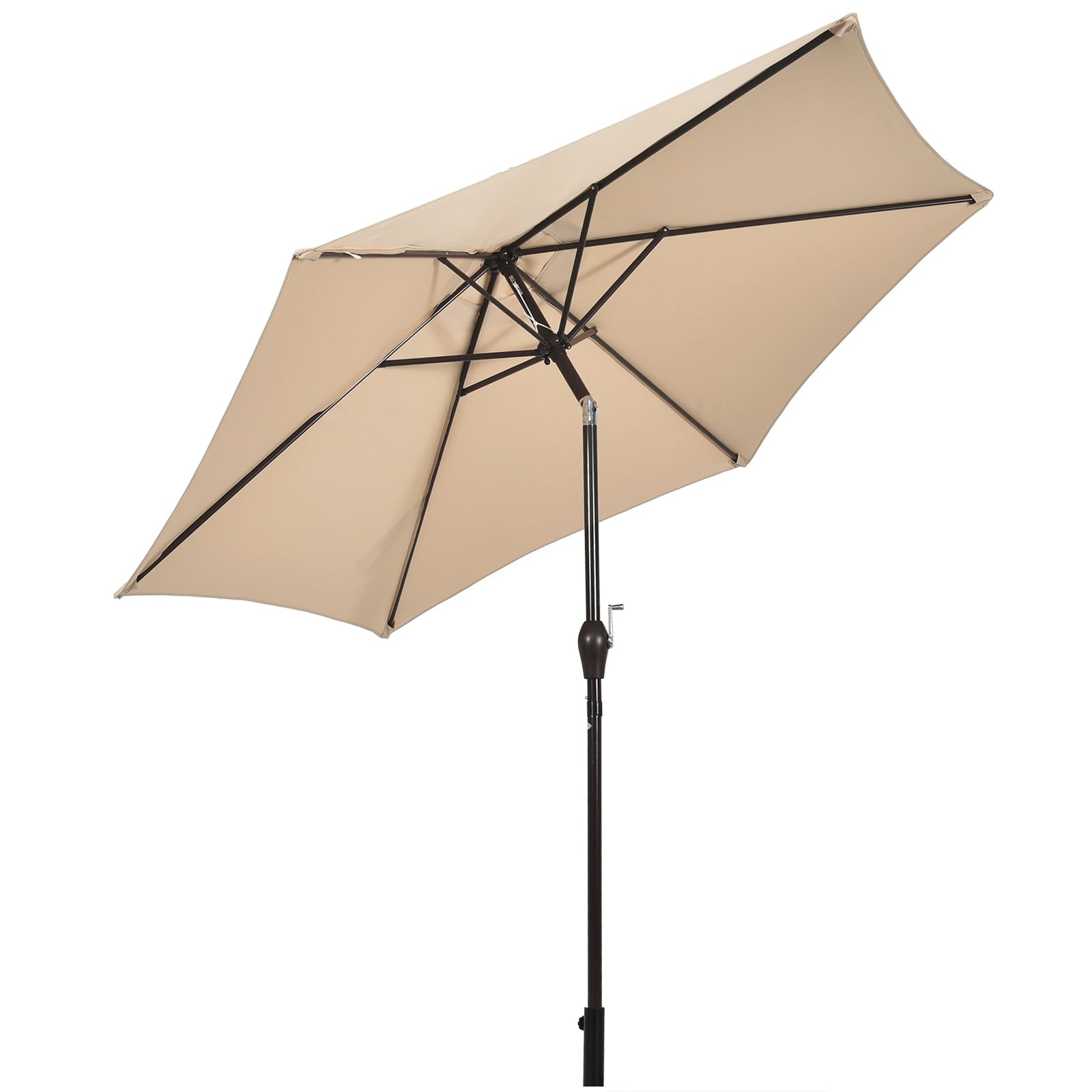Biotree 10 Feet Outdoor Patio Umbrella with Tilt Adjustment and Crank-Beige Deck Garden Pool Outdoor Living