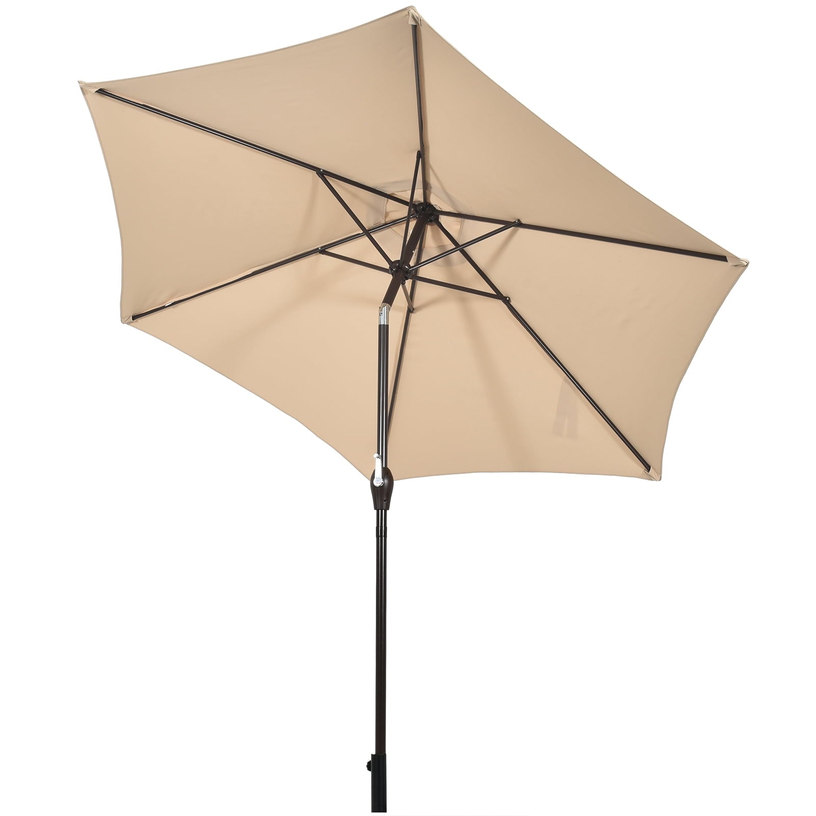 Biotree 10 Feet Outdoor Patio Umbrella with Tilt Adjustment and Crank-Beige Deck Garden Pool Outdoor Living