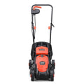 Biotree 13 Inch Electric Push Lawn Corded Mower with Grass Bag-Red Eco-Friendly Yard Lawn Care Garden