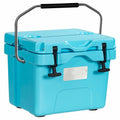 Biotree 16 Quart 24 Can Capacity Portable Insulated Ice Cooler with 2 Cup Holders, Blue