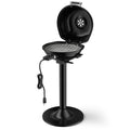 Biotree 1600W Portable Electric BBQ Grill with Removable Non-Stick Rack-Black Outdoor Cooking Patio Summer