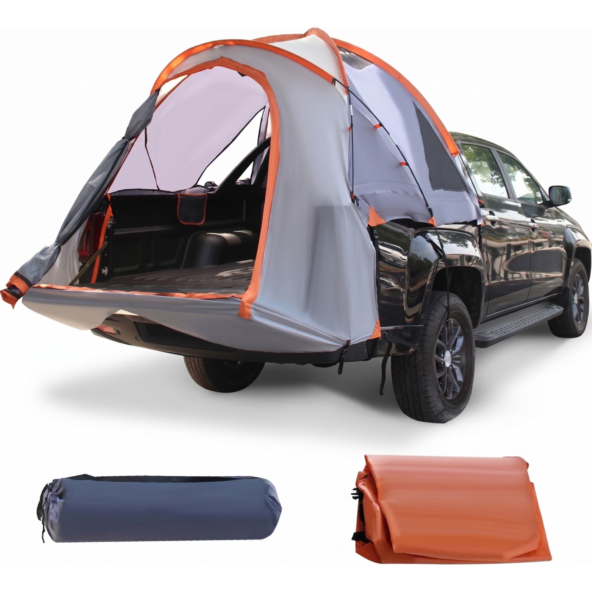 Biotree 2 Person Portable Pickup Truck Bed Tent with Carry Bag for Outdoor Camping Adventures