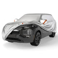 Biotree 200 Inch Car Cover Waterproof UV Protection All-Weather Full Cover Large SUV Universal Fit - Silver