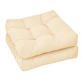 Biotree 21 Inch X 21 Inch Patio Chair Seat Cushion Pads for Indoor and Outdoor Comfortable Patio Chair Cushion PadBeige
