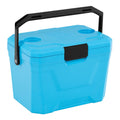 Biotree 21 Qt Insulated Portable Cooler Hard Shell Ice Chest with 2 Cup Holders, Blue
