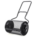 Biotree 24 Peat Moss Spreader with Upgrade Side Latches and U-shape Handle for Lawn Garden Yard Soil Care, Green