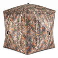 Biotree 270 Degree See Through Hunting Blind Tent with Silent Magnetic Door Pop Up Ground Blind for Deer Turkey, Camouflage