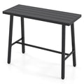 Biotree 36 Inches Patio Counter Height Bar Table with Adjustable Foot Pads, Black