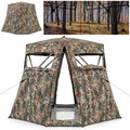 Biotree 360¡ã One Way See Through Ground Hunting Blind for Deer and Turkey Hunting, Camouflage