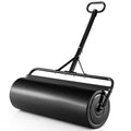 Biotree 39 Inch Wide Push/Tow Lawn Roller for Lawn Garden Yard Soil Care, Black