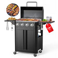 Biotree 4-Burner Gas Teppanyaki and Grill Combo