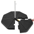 Biotree 4-Piece Fillable Umbrella Base Stand for Garden Yard Poolside - Heavy Duty Outdoor Patio Stand