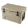 Biotree 45 Quart Portable Hard Cooler Insulated Ice Chest Keeps Cool for up to 6 Days, Khaki