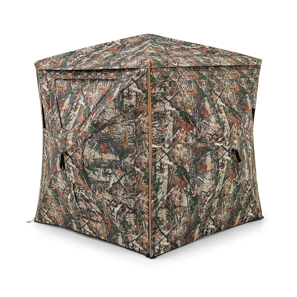 Biotree 5-in-1 Detachable Hunting Ground Blind for 2-3 People with Skylight Window for Deer Turkey Hunting