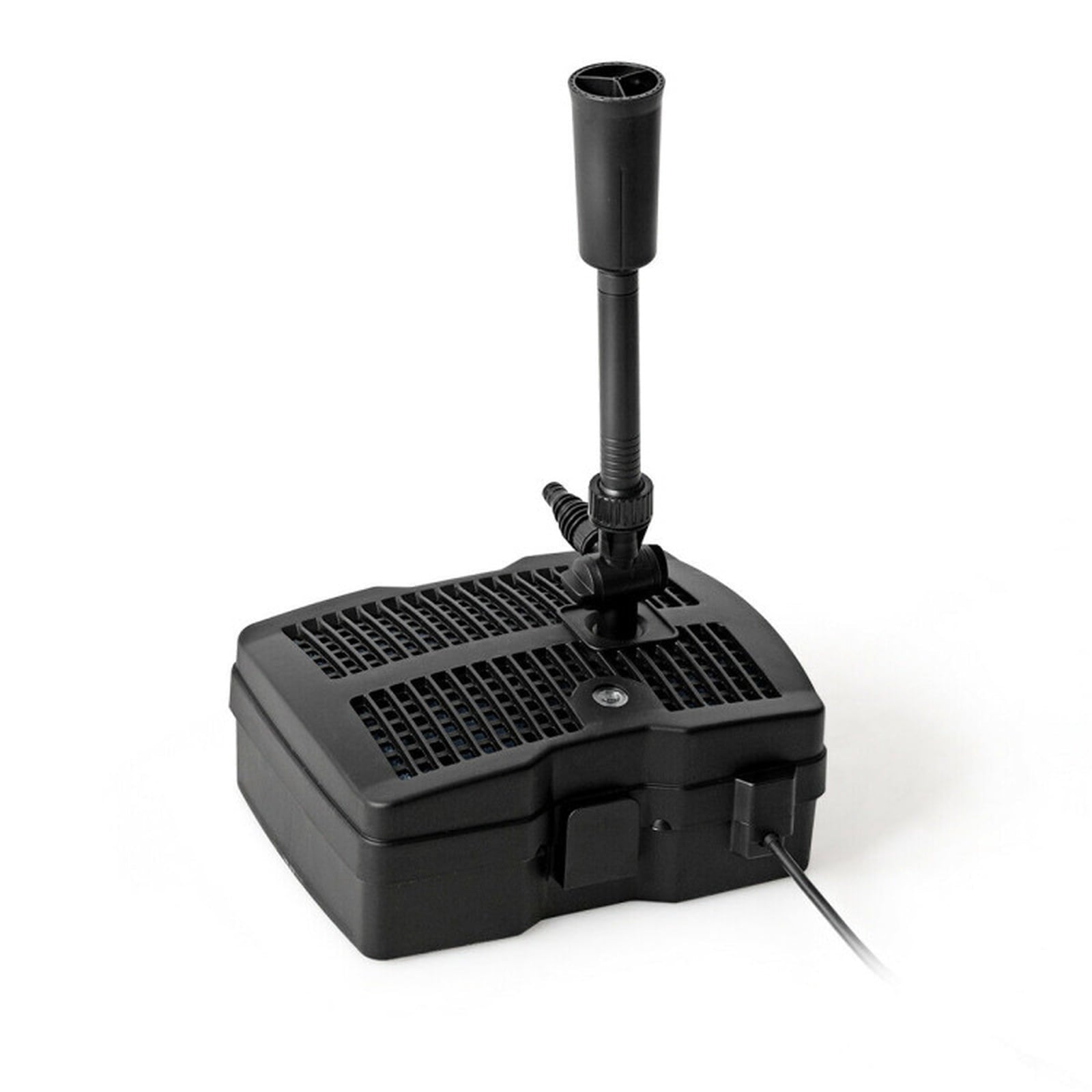 Biotree 660 GPH All-in-One Submersible Pond Pump with 9W UV Sterilizer and 3 Fountain Jet Heads for Ponds Water Gardens - Black