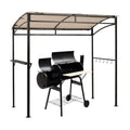 Biotree 7 x 4.5 Feet Grill Gazebo Outdoor Patio Garden BBQ Canopy Shelter Beige - Outdoor Patio Backyard Garden Shade Canopy Shelter