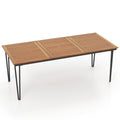 Biotree 79 In Outdoor Dining Table for 8 with Umbrella Hole