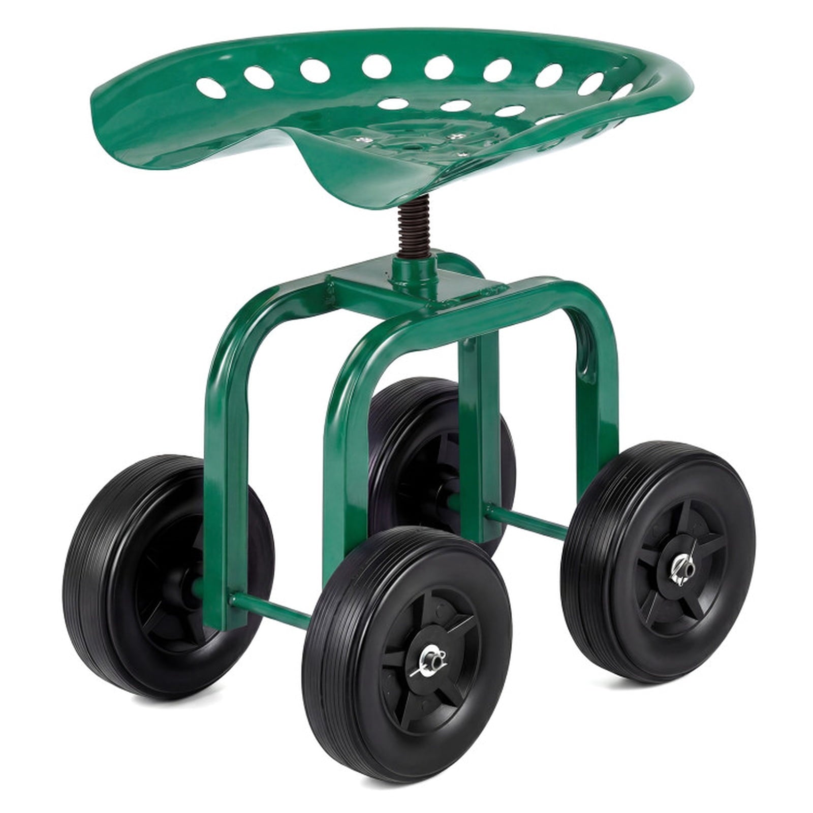 Biotree Garden Rolling Workseat with 360¡ãSwivel Seat and Adjustable Height for Garden Yard Lawn Work Outdoor, Green