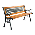 Biotree Outdoor Cast Iron Patio Bench 49.5 In