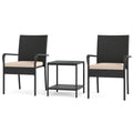 Biotree Set of 1 Outdoor Acacia Wood Benches 2-3 People Backless Garden Front Benches with Metal Frame-1 PieceBrown