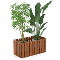Biotree Solid Wood Raised Garden Bed for Flower and Vegetable - Outdoor Backyard Patio Garden Planting