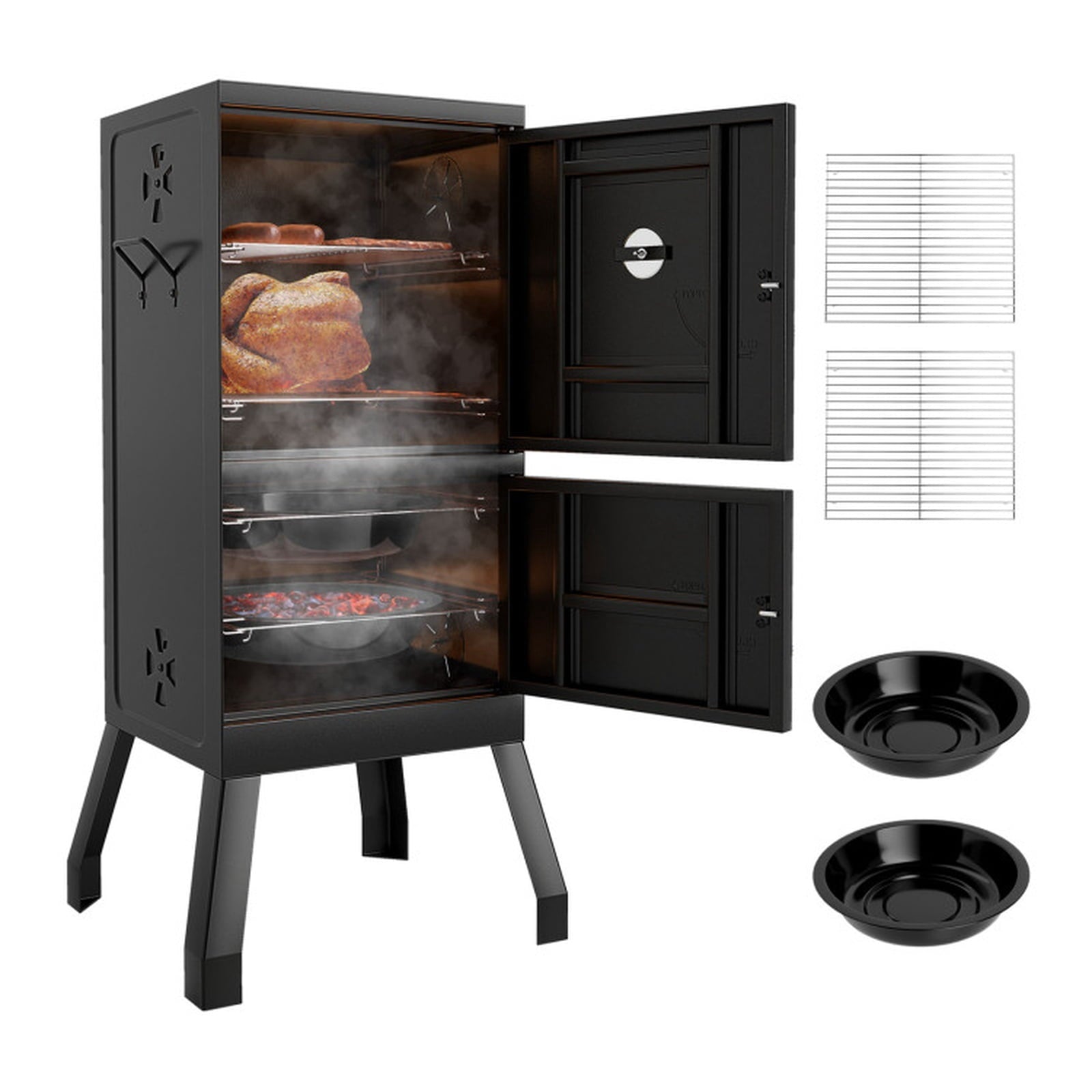 Biotree Vertical 2 for Outdoor Backyard Camping Patio BBQ, Black