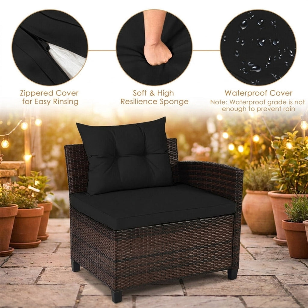 Biotree Outdoor Recliner Cushioned Chaise Lounge with Adjustable Backrest Stackable Patio Chair for Garden BackyardWhite/White Red