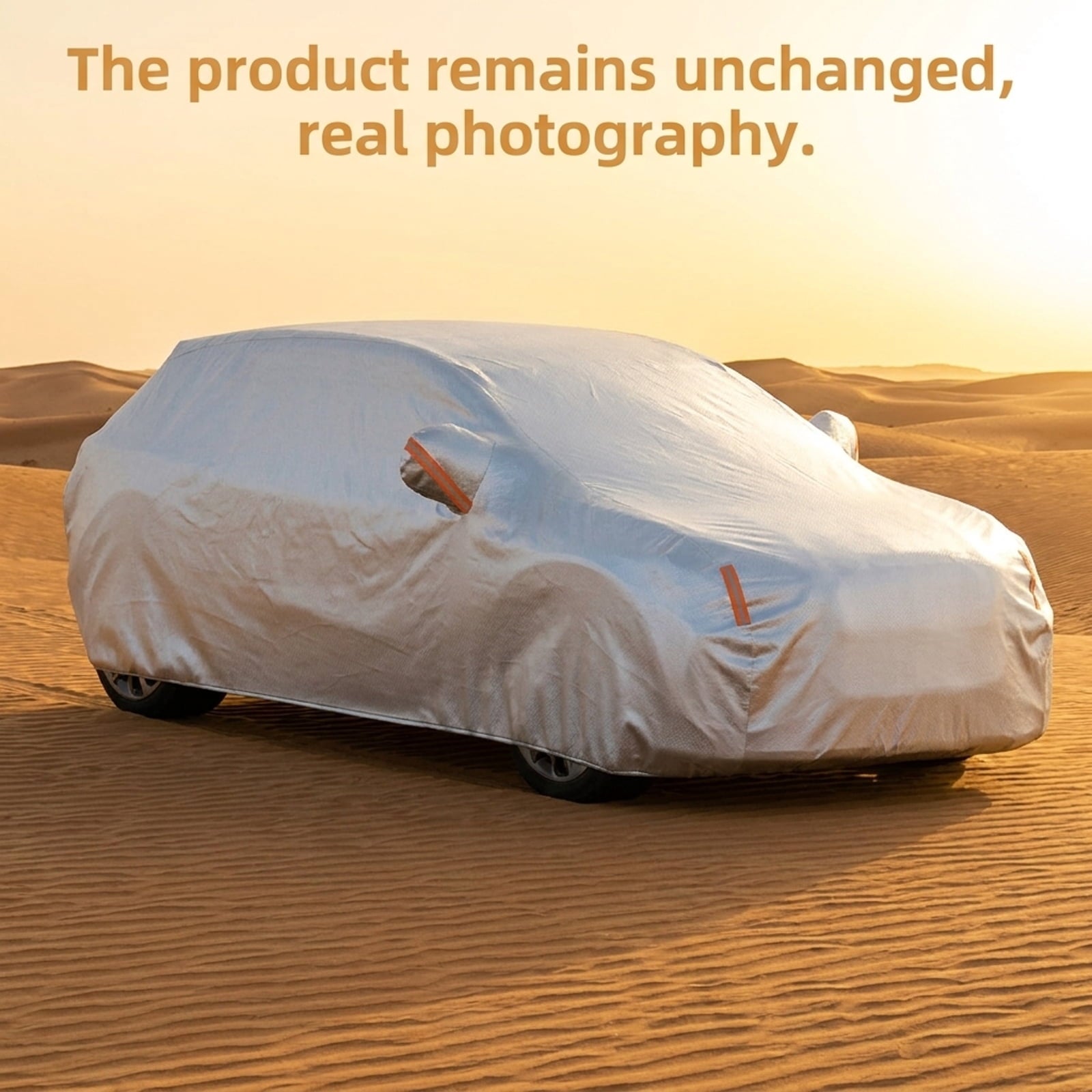 Biotree 200 Inch Car Cover Waterproof UV Protection All-Weather Full Cover Large SUV Universal Fit - Silver