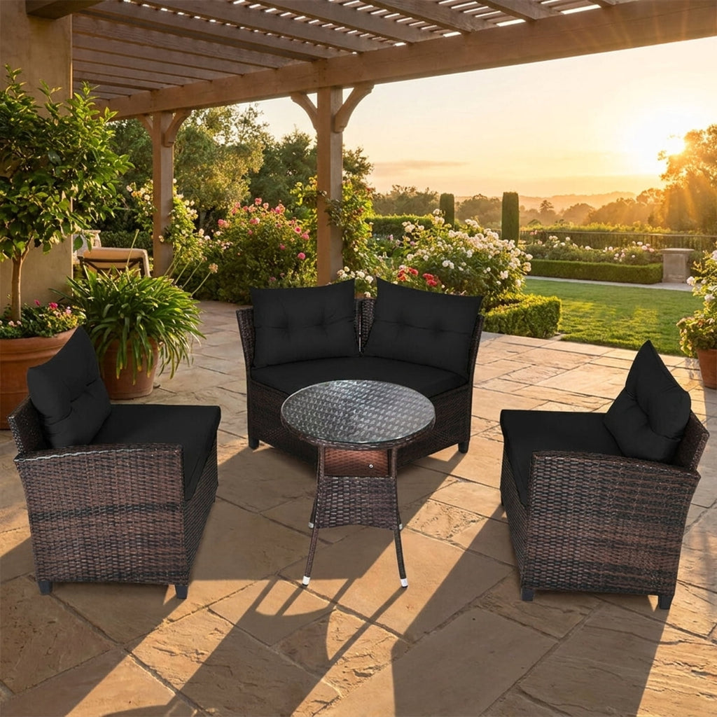 Biotree Outdoor Recliner Cushioned Chaise Lounge with Adjustable Backrest Stackable Patio Chair for Garden BackyardWhite/White Red