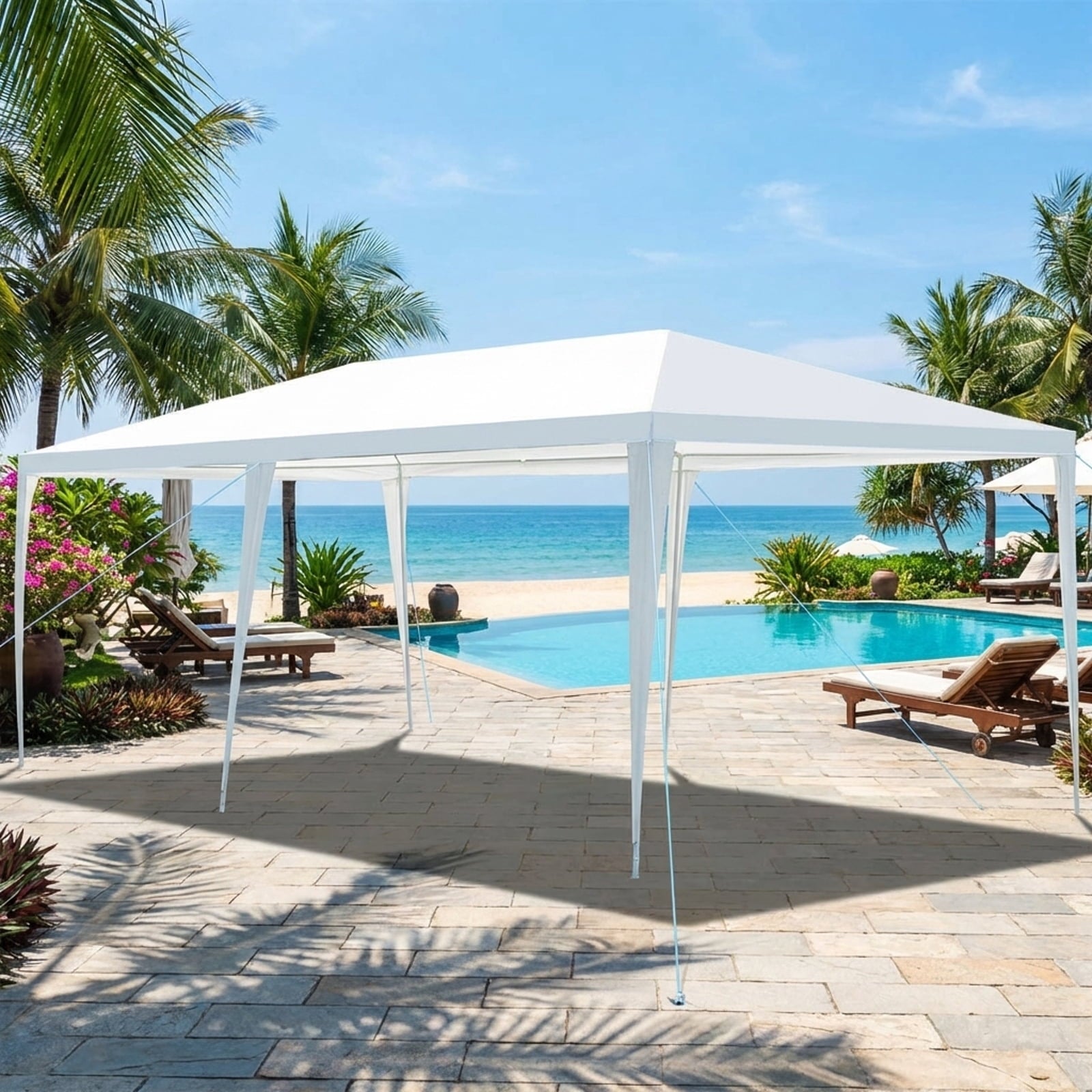 Biotree 10 x 20 Feet Outdoor Party Wedding Canopy Tent with Removable Walls and Carry Bag Event Camping