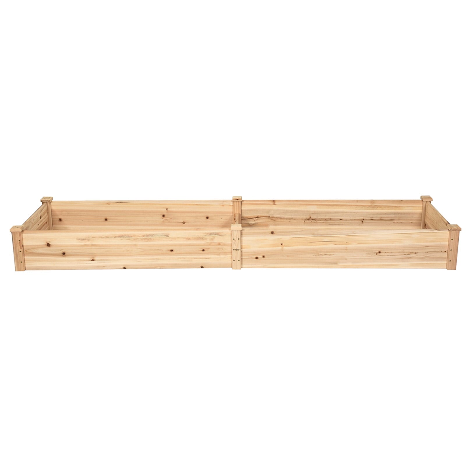 Biotree Wooden Vegetable Raised Garden Bed for Backyard Patio Balcony Outdoor Herbs Vegetables Flowers