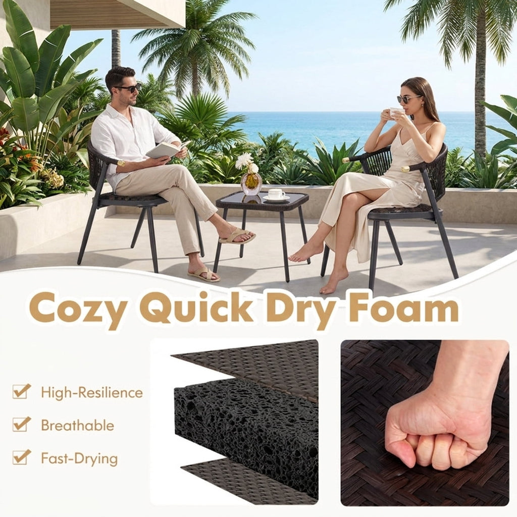Biotree 21 Inch X 21 Inch Patio Chair Seat Cushion Pads for Indoor and Outdoor Comfortable Patio Chair Cushion PadBeige