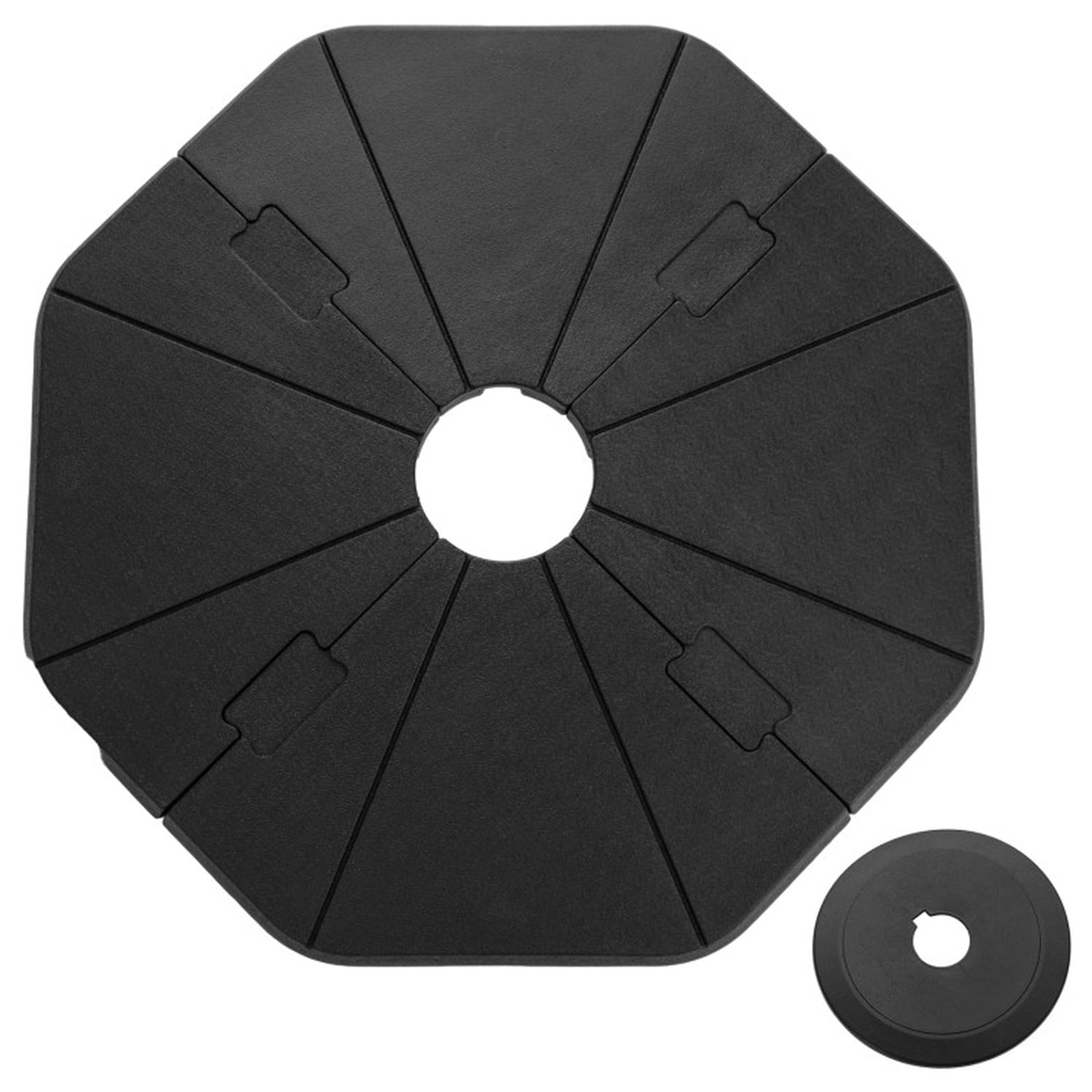 Biotree 4-Piece Fillable Umbrella Base Stand for Garden Yard Poolside - Heavy Duty Outdoor Patio Stand