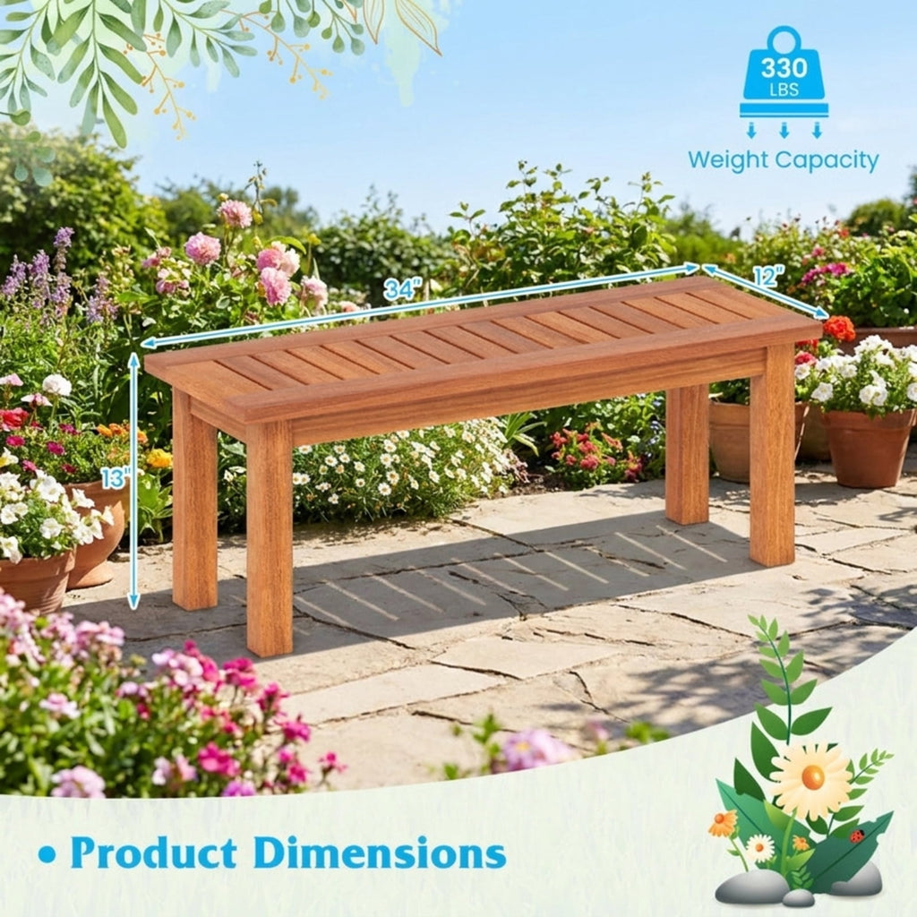 Biotree Wooden Plant Stand Outdoor Indoor Solid Wood Flower Pot Holder Display Shelf for Indoor Outdoor Patio Balcony Garden, Brown