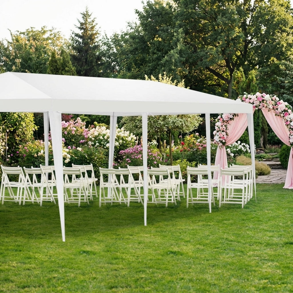 Biotree 10 x 30 Feet Gazebo Canopy Tent with Connection Stakes and Wind Ropes Party Wedding Event Camping