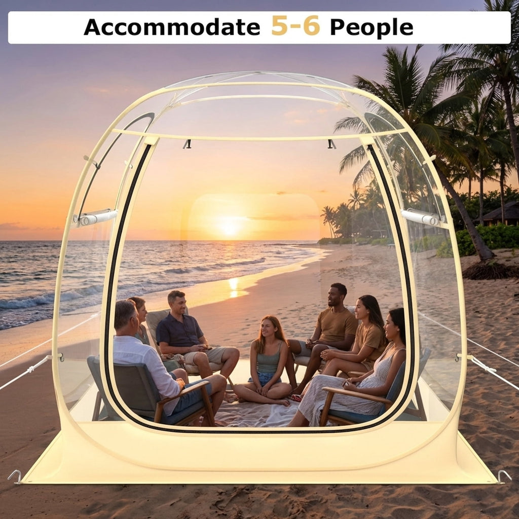 Biotree Instant Pop Up Sports Shelter Tent with Floor Mat and Carry Bag for Outdoor Events and Sideline