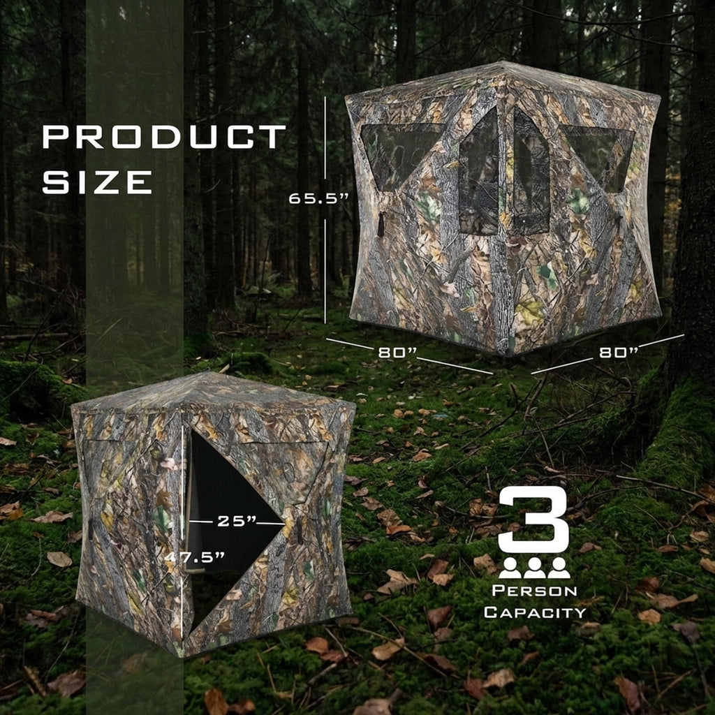 Biotree 3 Person Portable Pop, Camouflage